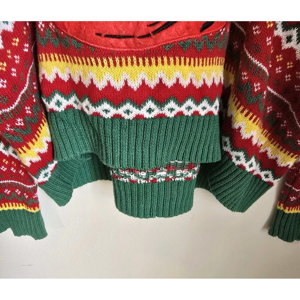 33 Degrees Christmas Sloth Sweater Size Large - Picture 5 of 8